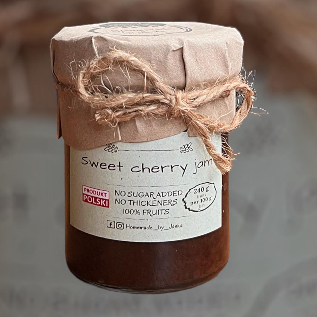 HOMEMADE BY JANKA Sweet Cherry Jam 220g