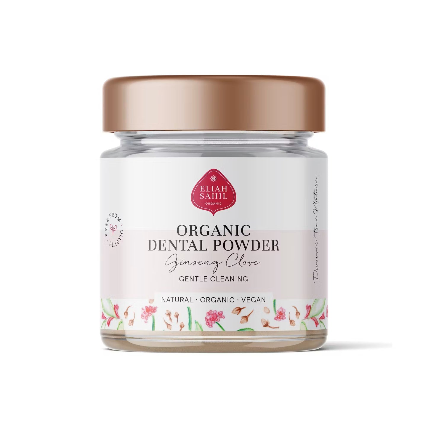 ELIAH SAHIL Organic Bio-Dental Powder Ginseng Clove | 60g