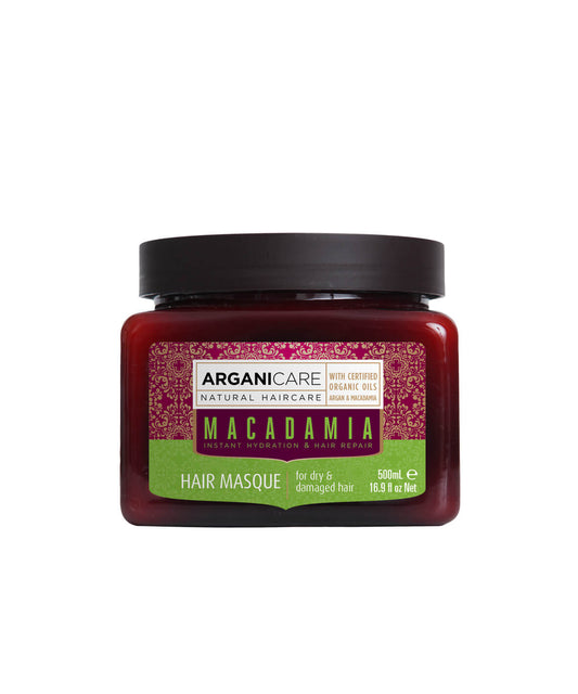 ARGANICARE Macadamia Hair Masque for Dry and Damaged Hair | 500ml