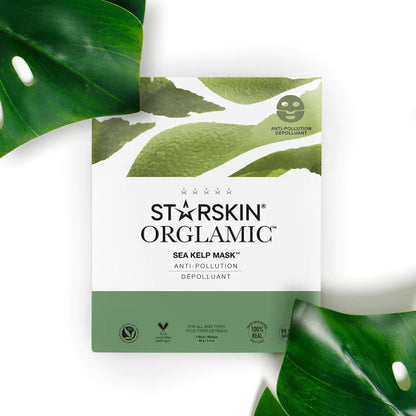 STARSKIN  ORGLAMIC™ Sea Kelp Mask™ Anti-Pollution Face Sheet Mask