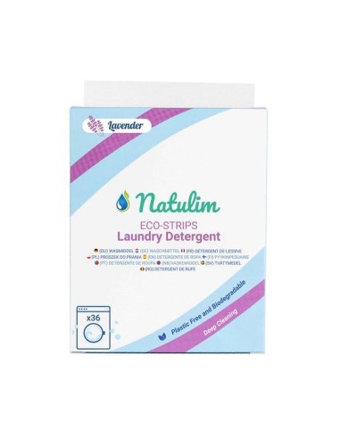 NATULIM Laundry Detergent Eco Strips LAVENDER | 40 Loads