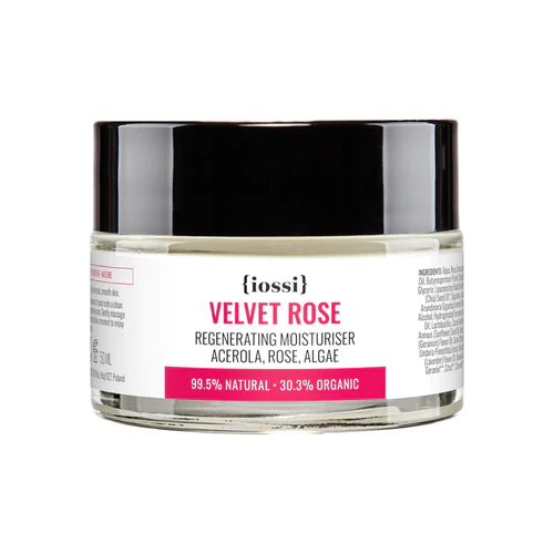 IOSSI Velvet Rose Regenerating Moisturiser. Acerola, Rose, Algae | 50 ml