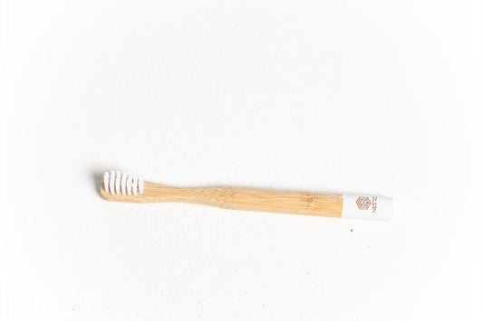 NESTED Bamboo Toothbrush - Child - White