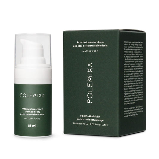 POLEMIKA Anti-Aging Eye Cream with a Brightening Effect | 15ml Matcha Care Best Before September 2023