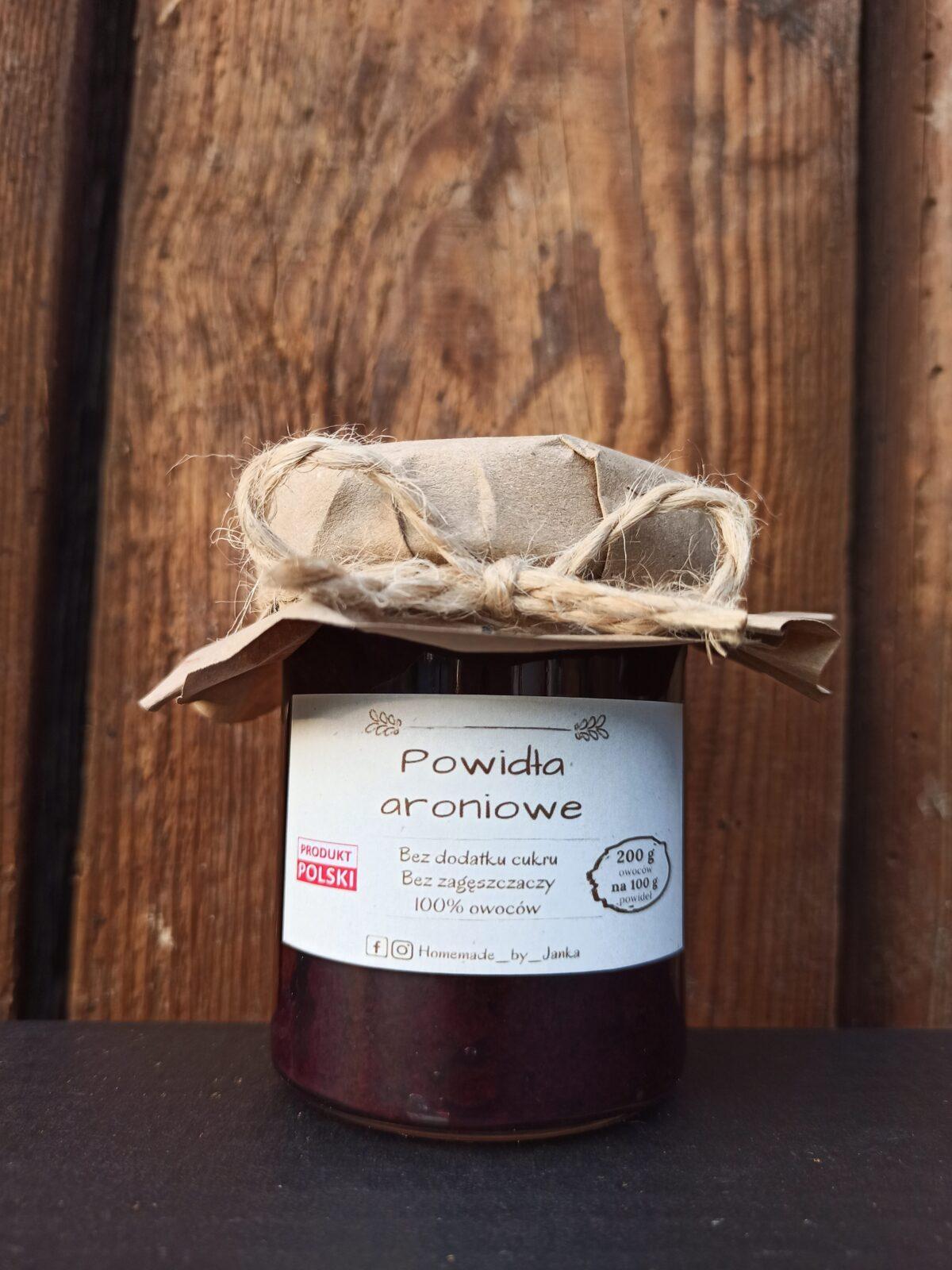 HOMEMADE BY JANKA  Chokeberry Jam 220g Best Before 11.10.2023